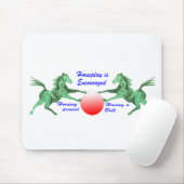 馬遊びが奨励される マウスパッド (マウス)