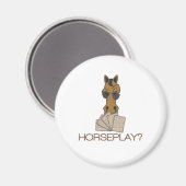 馬遊び？ マグネット (正面/裏面)