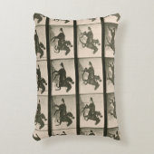 馬運動ヴィンテージ撮影 アクセントクッション (正面(垂直))