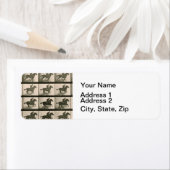 馬運動ヴィンテージ撮影 ラベル (インサイチュ)