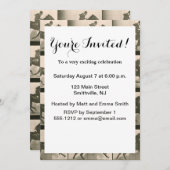 馬運動ヴィンテージ撮影 招待状 (正面/裏面)