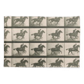 馬運動ヴィンテージ撮影 枕カバー (裏面)