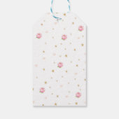 馬金ゴールドピンクフローラ誕生日お願いサンキュー ギフトタグ (裏面)