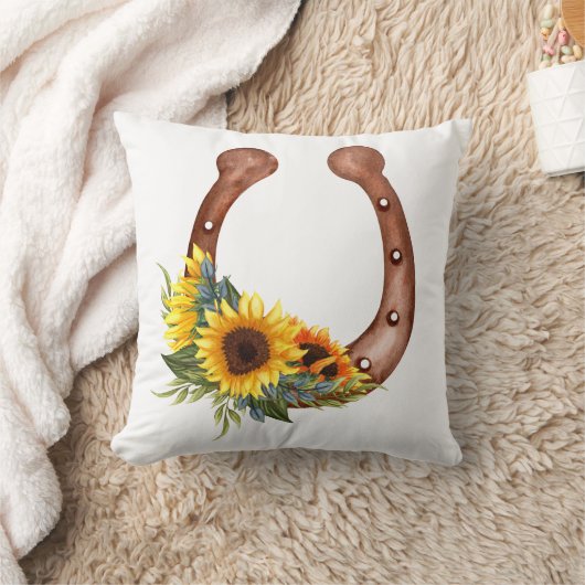 馬集16x16 クッション (ブランケット)