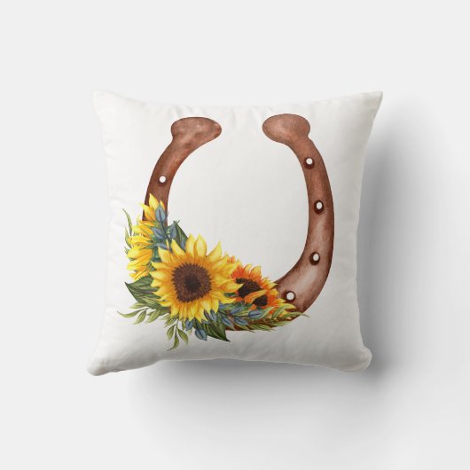 馬集16x16 クッション (裏面)