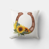 馬集16x16 クッション (正面)