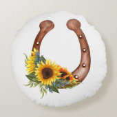 馬集 ラウンドクッション (裏面)