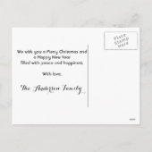 馬雪のメリークリスマス星空のナイトファーム シーズンポストカード (裏面)