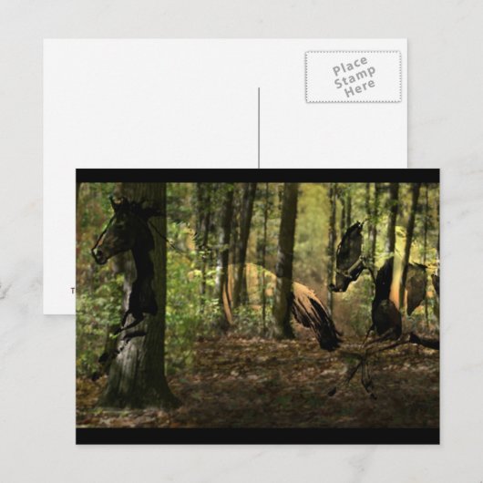 馬霊はがき ポストカード (正面/裏面)