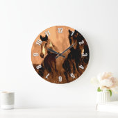 馬霊 ラージ壁時計 (ホーム)