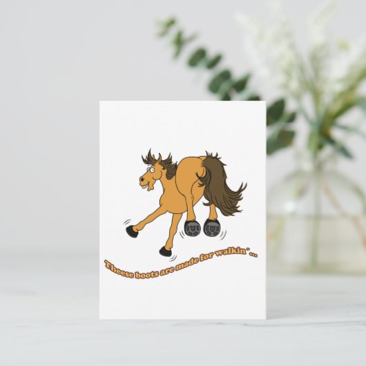 馬靴 ポストカード (スタンド正面)