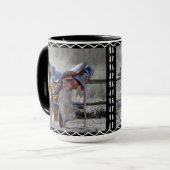 馬鞍手骨柵馬蹄形 マグカップ (正面左)