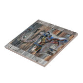 馬鞍馬蹄西素朴線 タイル (側面)