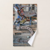 馬鞍馬蹄西素朴線 ハンドタオル (ハンドタオル)