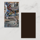 馬鞍馬蹄西素朴線 名刺 (正面/裏面)