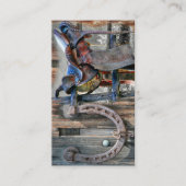 馬鞍馬蹄西素朴線 名刺 (正面)