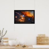 馬頭と火炎星雲（バーナード33、NGC 2024） ポスター (キッチン)