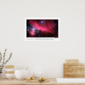 馬頭と炎の星雲（バーナード33） ポスター (キッチン)