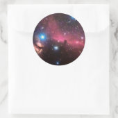 馬頭と燃える木の星雲 ラウンドシール (バッグ)