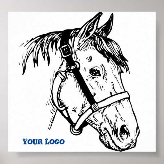 馬頭ポスター ポスター (正面)