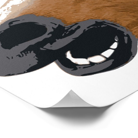 馬頭不気味なマスク ポスター (角)