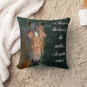 馬頭付き枕とことわざ クッション (ブランケット)