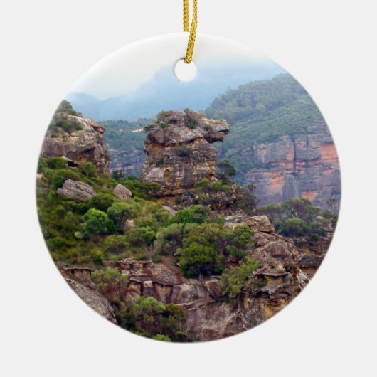 馬頭岩 セラミックオーナメント (正面)