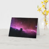 馬頭星雲バーナード33 NASA カード (黄色い花)