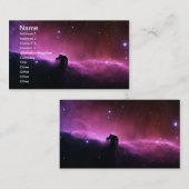 馬頭星雲バーナード33 NASA 名刺 (正面/裏面)