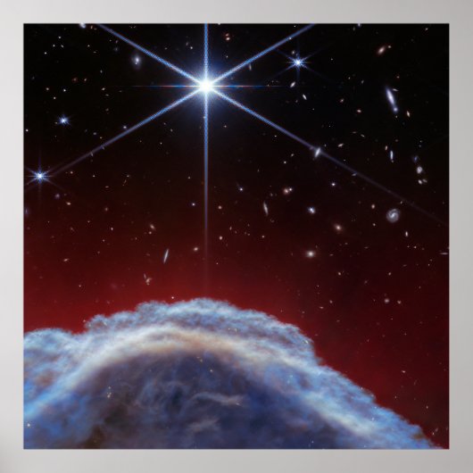 馬頭星雲（NIRCamイメージ） ポスター (正面)