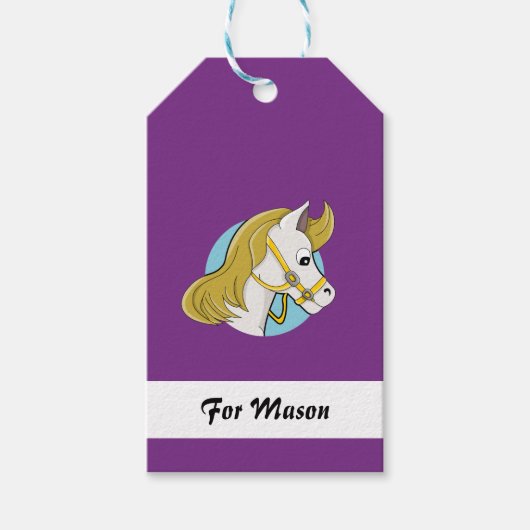 馬頭漫画 ギフトタグ (正面)