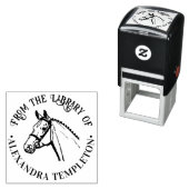 馬頭編みマネ図書名 セルフインキングスタンプ (インサイチュ)