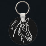 馬頭輪郭スケッチスケッチ キーホルダー<br><div class="desc">馬頭輪郭スケッチスケッチキーチェーンと名前をカスタムする。キーチパーソナライズされたェインデザイン馬好き、ライダー、オーナー等彼ユニークまたは彼女のためのクリスマスまたは誕生日ギフトアイディア。パーティーの好意やビジネスとして優与えし遠くにい。独自の会社名またはスローガンを追加する（オプション）。白黒ラインアートスケッチ。</div>
