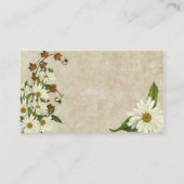 馬頭部のシルエット及びデイジーの名刺 名刺 (裏面)