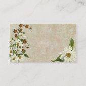 馬頭部のシルエット及びデイジーの名刺 名刺 (裏面)