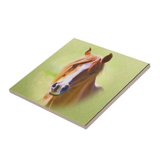 馬頭部のタイル タイル (側面)