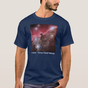 馬頭部の星雲 Tシャツ