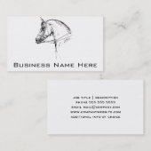 馬頭部 名刺 (正面/裏面)