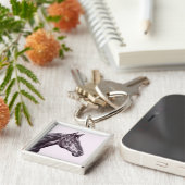 馬頭部Keychain キーホルダー (側面)