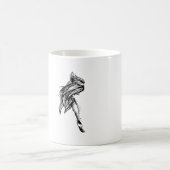 馬頭馬蹄乗馬ことわざギフト コーヒーマグカップ (中央)