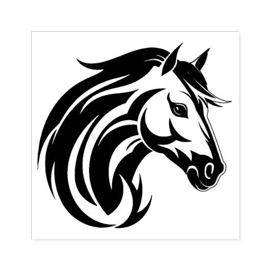 馬頭 ラバースタンプ (インプリント)