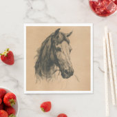 馬頭(Heywood Hardy著) スタンダードランチョンナプキン (インサイチュ)