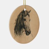 馬頭(Heywood Hardy著) セラミックオーナメント (右)
