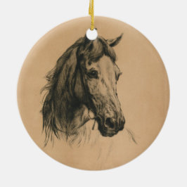 馬頭（Heywood Hardy著） セラミックオーナメント