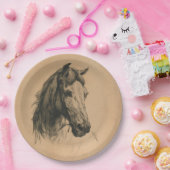 馬頭（Heywood Hardy著） ペーパープレート (パーティー)