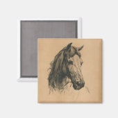 馬頭（Heywood Hardy著） マグネット (正面/裏面)