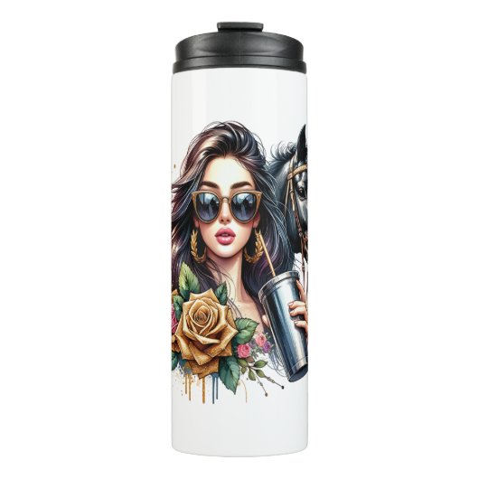 馬頼の事をおもしろい知る タンブラー (正面)