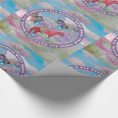 馬飛んでいる ラッピングペーパー (角)