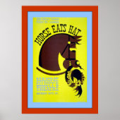 馬食べ帽 ポスター (正面)