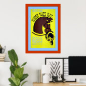 馬食べ帽 ポスター (ホームオフィス)